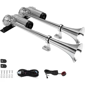Air Horn for Truck with Bracket Train Horn kit with Compressors Super Loud Train Horn for Any 12V Vehicles 12V 178dB