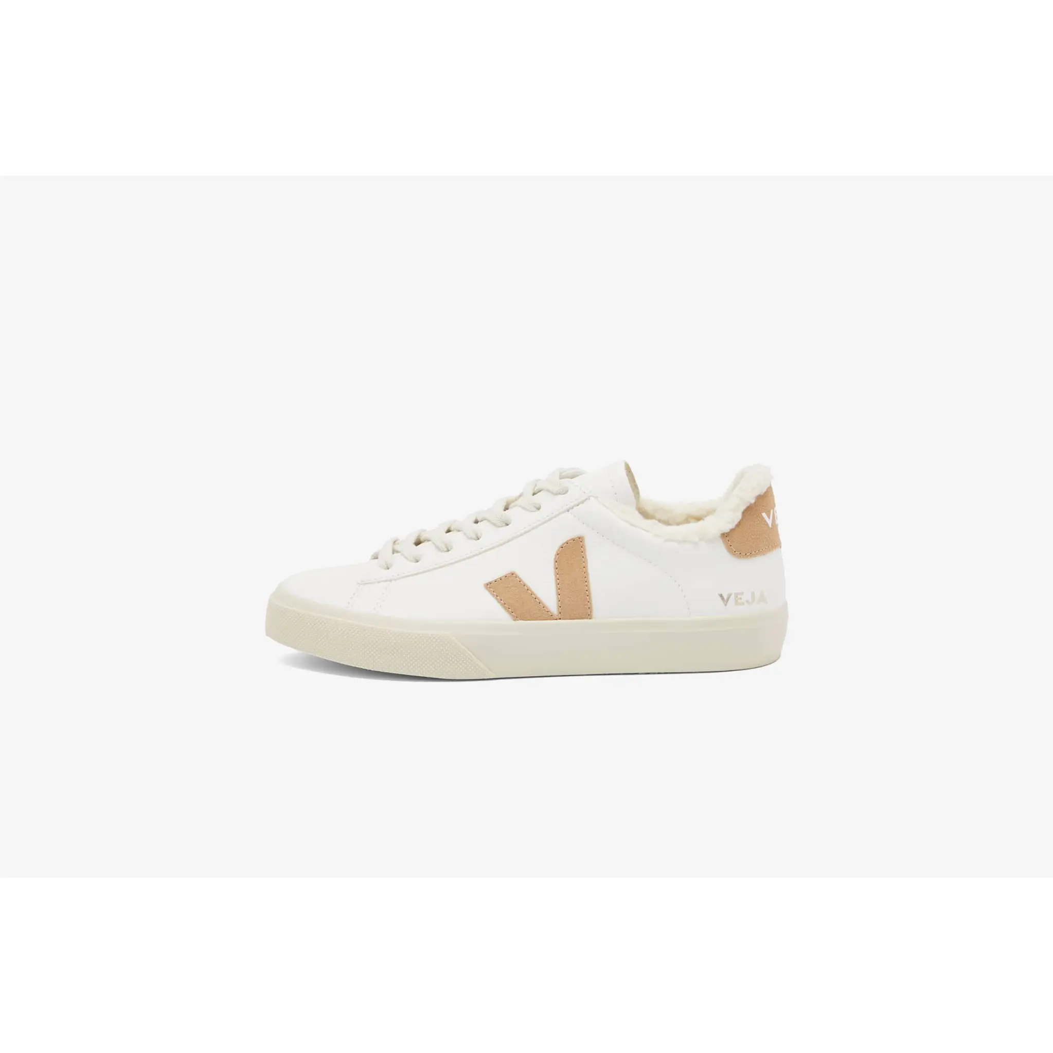 Veja "Campo Winter Chromefree Leather"  M - Extra White / Desert