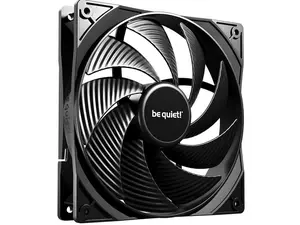 Pure Wings 3 | 140mm PWM High Speed Case Fan | High Performance Cooling Fan | Compatible with Desktop | Low minimum rpm | Low Noise | Black | BL109