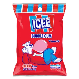 Canel's ICEE Cherry Center Filled Bubble Gum (05913) 2.82 oz