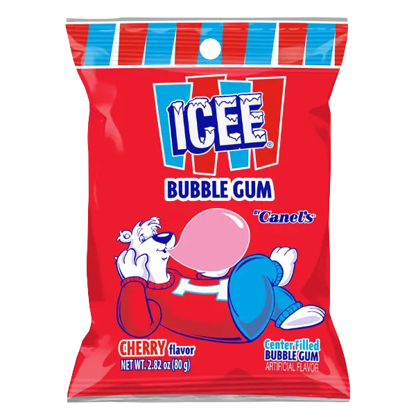 Canel's ICEE Cherry Center Filled Bubble Gum (05913) 2.82 oz Canel's ICEE Cherry Center Filled Bubble Gum (05913) 2.82 oz