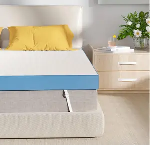 4 Inch Firm Mattress Topper Cal King Size 72x84 Inch Extra Support, Gel-Infused High-Density Memory Foam Mattress Bed Topper for Pain Relief, CertiPUR-US Certified