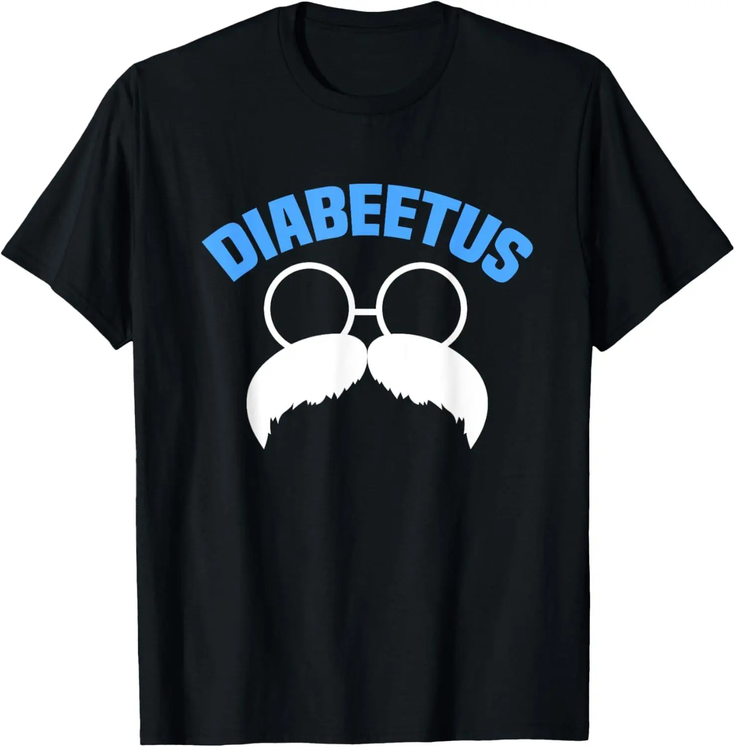 Women's Soft Funny Diabeetus Graphic Short-Sleeve T-Shirt - Natural Cotton Casual Sports Top, Round Neck, All-Season Streetwear, Sizes M-3XL