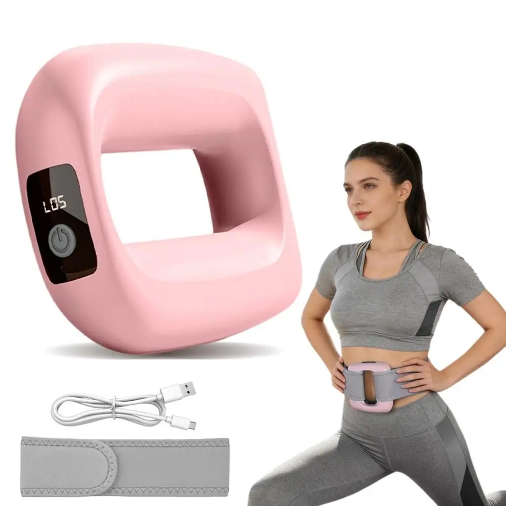 Ergonomic Vibration Massage Ring, Rechargeable Adjustable Handheld Massager