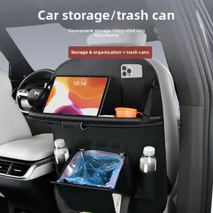 A car rear seat small table board, car folding, children's dining table, car dining tray, portable cup holder, bottle storage, tissue box