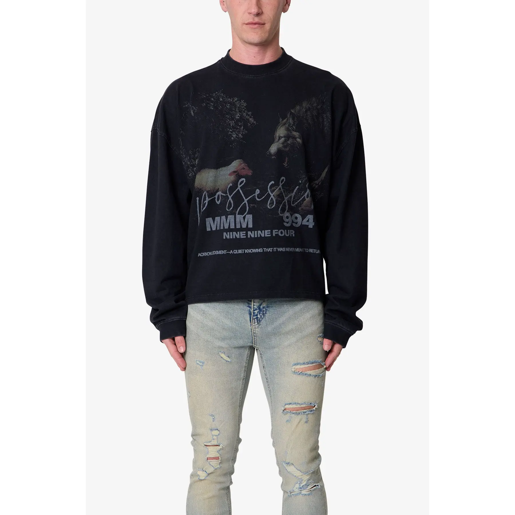 mnml FW L/S Tee - Black
