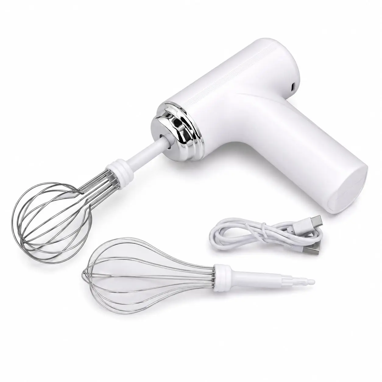 Electric Egg Beater, Hand Mixer Handheld Egg Whisk, Cordless Electric Kitchen Handheld Mixer 3 Speed Food Mixer for Cappuccino Matcha Matcha for Dough Eggs Batter Cream