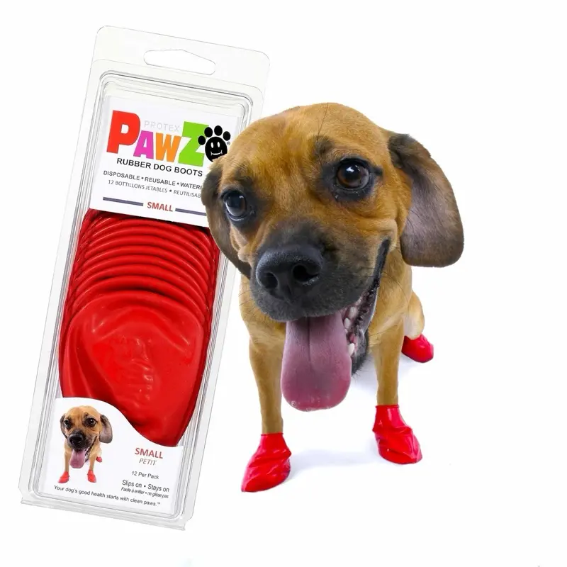 PAWZ Rubber Dog Boots - Small Petit