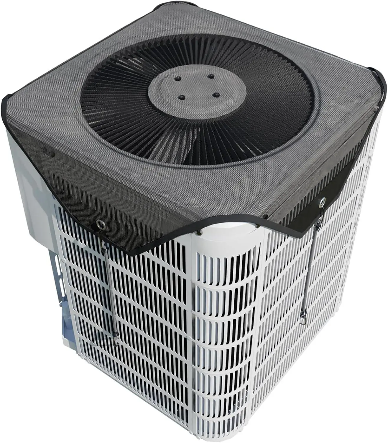 Air Conditioner Covers for Outside Unit 28 x 28 Inch, Central Mesh Net AC Unit Covers Outdoor, Heat Pump AC Screen Condenser Cover - Universal Top Defender Cover for All Season Durable
