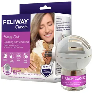 FELIWAY Classic Calming Kit, Helps Reduce Stress, Anxiety & Scratching in Cats