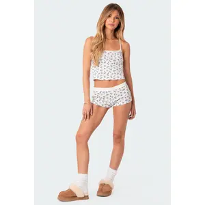 Pamper Waffle Micro Shorts