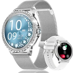 Multifunctional Fashionable Smart Watch For Women, 1.32 HD Full Touch Screen Smart Watches With Wireless Call Music Playback Multi-Sport Mode Smartwatch For Smartphone Wearable Devices Perfect Gift For Her