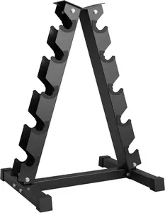 Dumbbell Rack Stand Only, Weight Rack Storage for Home Gym Dumbbells, Rubber Guard Protectors & Non-Slip Base, 480 LB Heavy Duty Steel Space Saving Racks