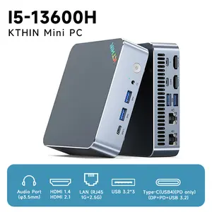 TikTok Shop Spring Glow Up! Ultra-Compact Intel i5-13600H Mini PC with 32GB DDR5, 512GB SSD & Dual 2.5G LAN – Windows 11 Pro 4K Gaming/Home Office PC