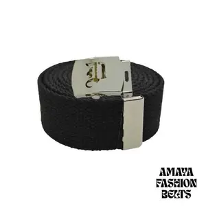 Old English Buckle with belt/ Canvas belts/ Adjustable belts/ Men and Women belts
