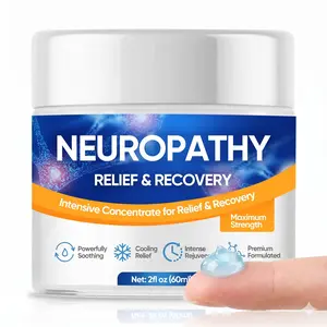 Maximum Strength Cooling Relief Concentrate for Neuropathy Support – Powerfully Soothing Cream for Tingling, Numbness & Discomfort in Hands, Feet, Legs – Premium Formula with Peppermint & Camphor – Fast-Absorbing, Non-Greasy – 60ml / 2 fl.oz