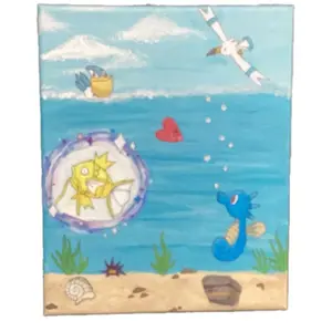 Bubble Karp Pokémon painting!