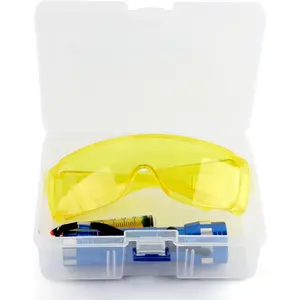 Leak Detector Kit, Air Conditioner Leak Detector Tool, AC Leak Detector Kit,Auto Air Conditioner Leak Detection Kit UV Oil Dye Leak Detection Kit