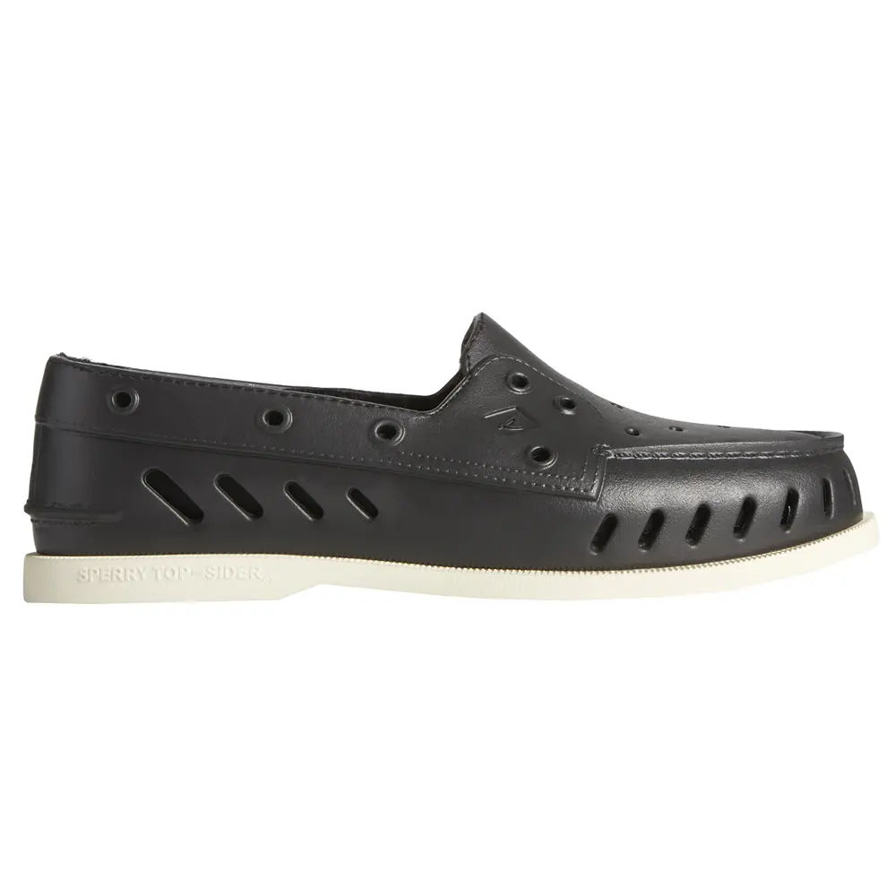 Sperry Womens Authentic Original Cozy Float Boat Flats Casual - Black Sperry Womens Authentic Original Cozy Float Boat Flats Casual - Black