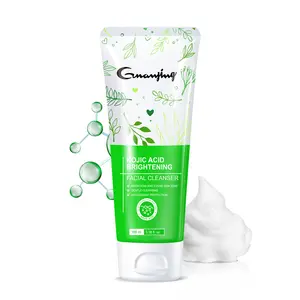 Kojic Acid Face Cleanser, 3.38 fl.oz. Turmeric Root Extract Face Wash,Natural Botanic Brightening 72-Hour Hydration Lock Technology, Sensitive-Skin Friendly Formula