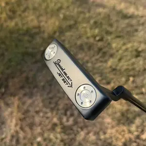 Cameron Special Select Jet Set Newport 2 Mallet Putter, Exclusive Jet Set Series, All-Black Finish, Silver Tungsten Weights for Maximum Control