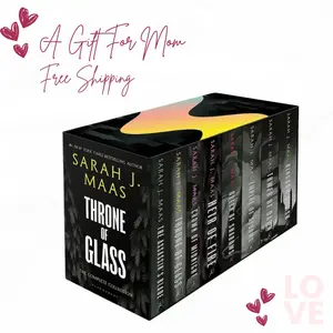 Perfect Mother’s Day Gift for Mom | Throne of Glass Full Series 8 Book Set – BookTok Favorite Fantasy Romance | Must-Read Book Lover Collection