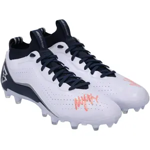 Marshawn Lynch Seattle Seahawks Autographed Black, White & Silver Beast Mode B.T.A Elite Football Cleats - Fanatics Authentic Certified