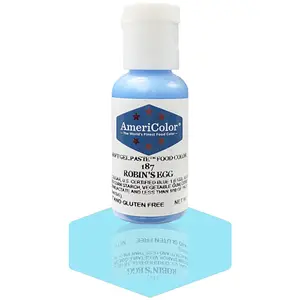 AmeriColor, Robin's Egg, .75 Ounce, Soft Gel Paste Food Color