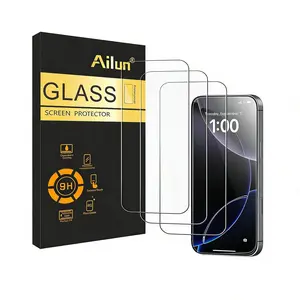 3-Pack Screen Tempered Glass Protector for iPhone 14 Pro Max, iPhone 14, iPhone 14 Pro, Customized Case Type, 9h Hardness, Apple Compatible