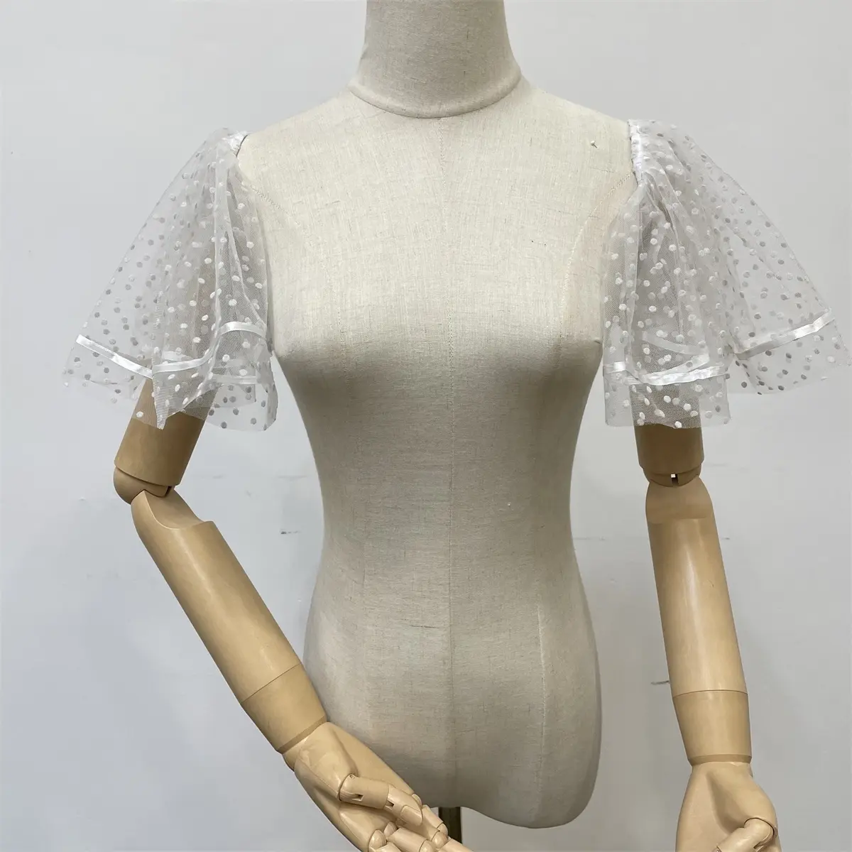 Short Tulle Sleeves, Bridal Sleeves, Detachable Sleeves, Wedding Dress Accessories, Bridal Sleeves, Prom Dress Removable Sleeves Fabric Womenswear