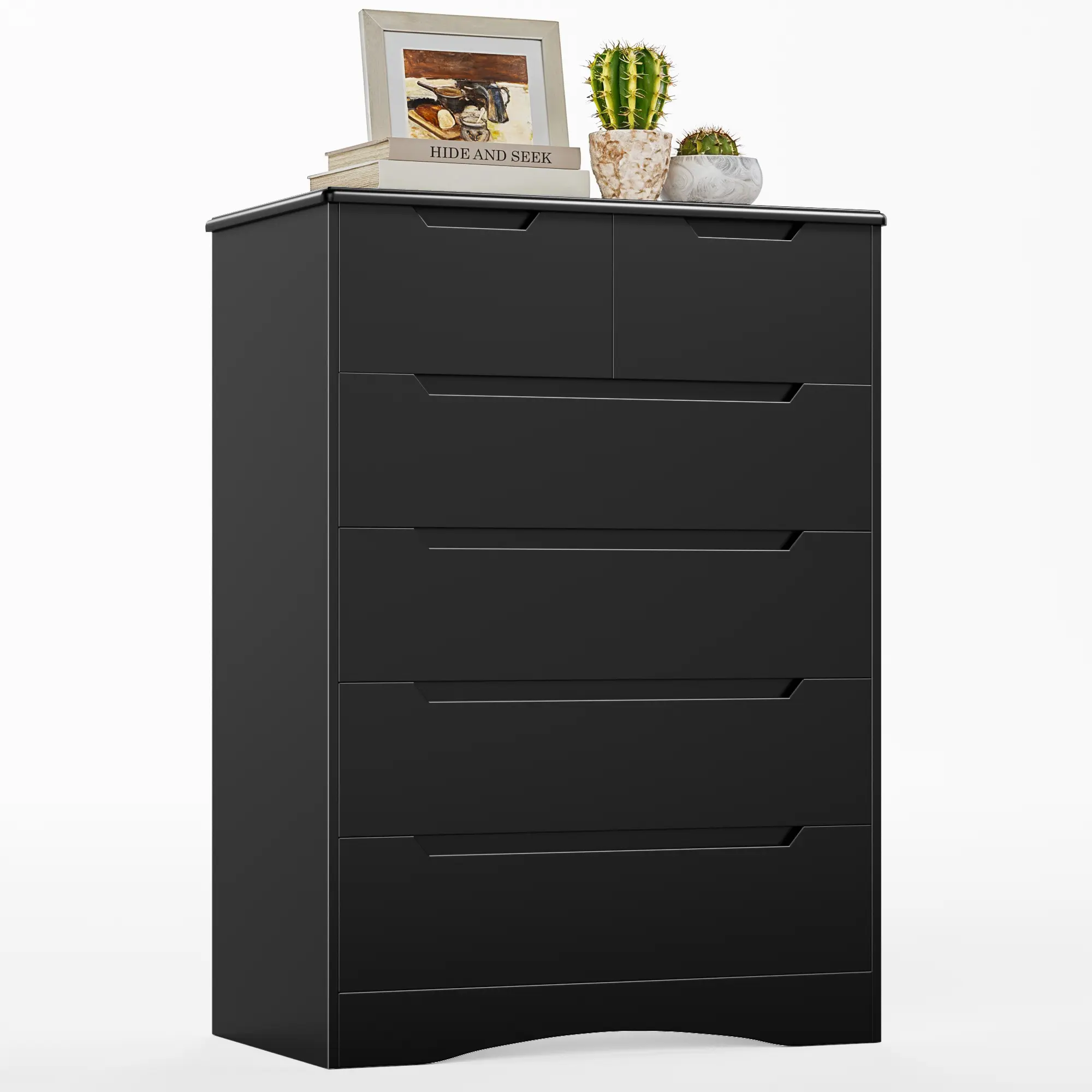 Black(6-drawer）