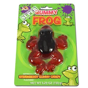 Super Strawberry Gummy Frog Candy