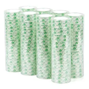 72Rolls  Clear Tape Refills, Bulk Transparent Tape for Dispenser, Office Tape for  and School, 3/4Inch x 1000 inch