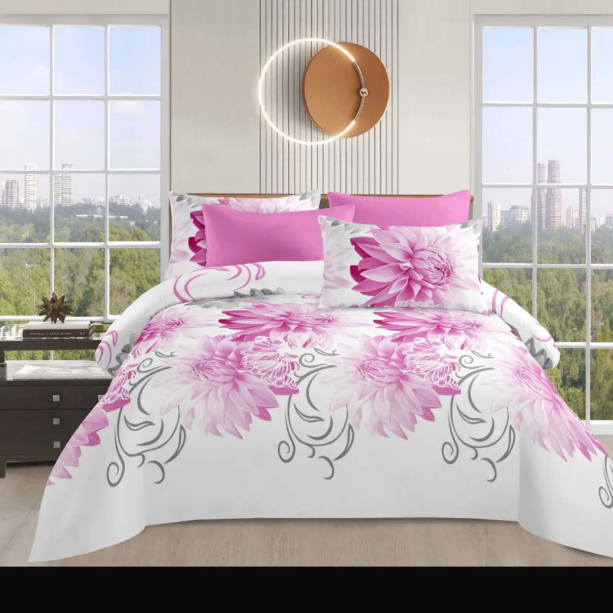 Solo mio 6 pcs organic sensation sheet set: king size