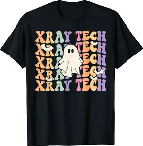 Retro Xray Tech Halloween X-Ray Technologist Radiologic Tech T-Shirt - Jatinderpa Shop 26B0CGSWGGZH