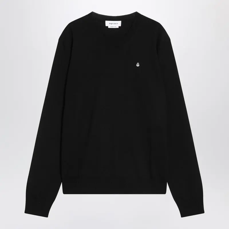 Alexander Mcqueen Sweater Black In Wool Men