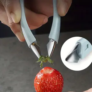 Stainless Steel Pineapple Strawberry Pitter with Handle, Kitchen Tool for Fresh Fruits, Ideal for Pineapple, Strawberries, Kiwi, Apples, Melon