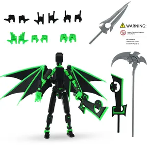 Moveable 3D Printed Action Figure Toy, Unique Design for Play & Display, DIY Assembly Kit, Ideal Gift for Collectors & Kids, Action Figurine