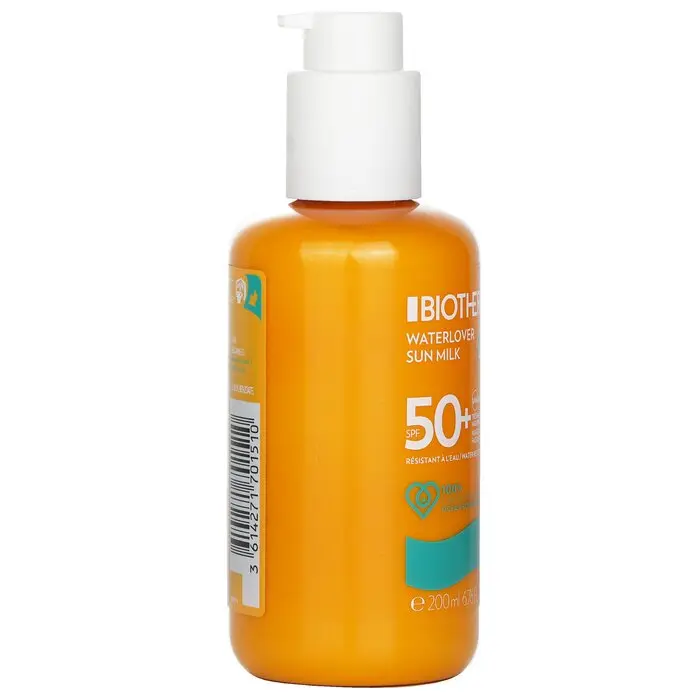 Biotherm Waterlover Melting Sun Milk Sunscreen - SPF 50, Hydrating Moisturizer, UV Protection, For Face & Body, 200ml/6.76oz Body Care Product