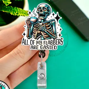 Flabbergasted Retractable Badge Reel