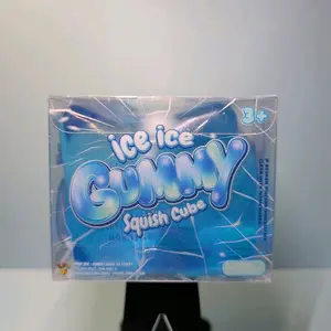 PPNC INC. ICE ICE GUMMY SQUISH CUBE!!!  3.5 INCH CUBE!! FOR AGES 3+