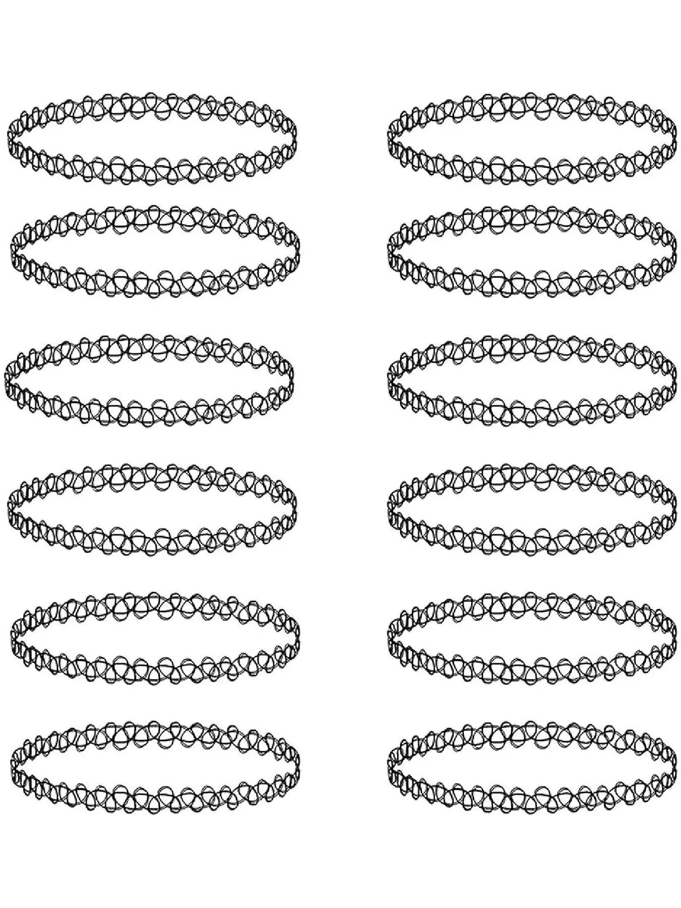 Choker Necklace, Casual Style Necklaces, Lacy Chain Necklace for Women & Girls, Casual Jewelry for Party, Daily Clothing Decor, Trendy All-match & Exquisite Jewelry for Birthday Gift