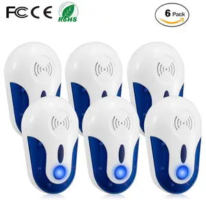 Ultrasonic Pest Control Repeller, Electronic Insect Repellent, Indoor Use, Effective Against Bugs, Rodents and Cockroach Control, 6pcs/4pcs/1pcs Pack