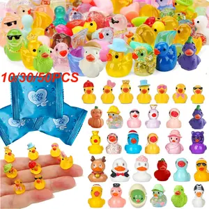 Mini Resin Duck Lucky Bags, Fun Opening Experience, Dollhouse & Fairy Garden Decor, Ideal Birthday Party Gift, Festival Surprise Present