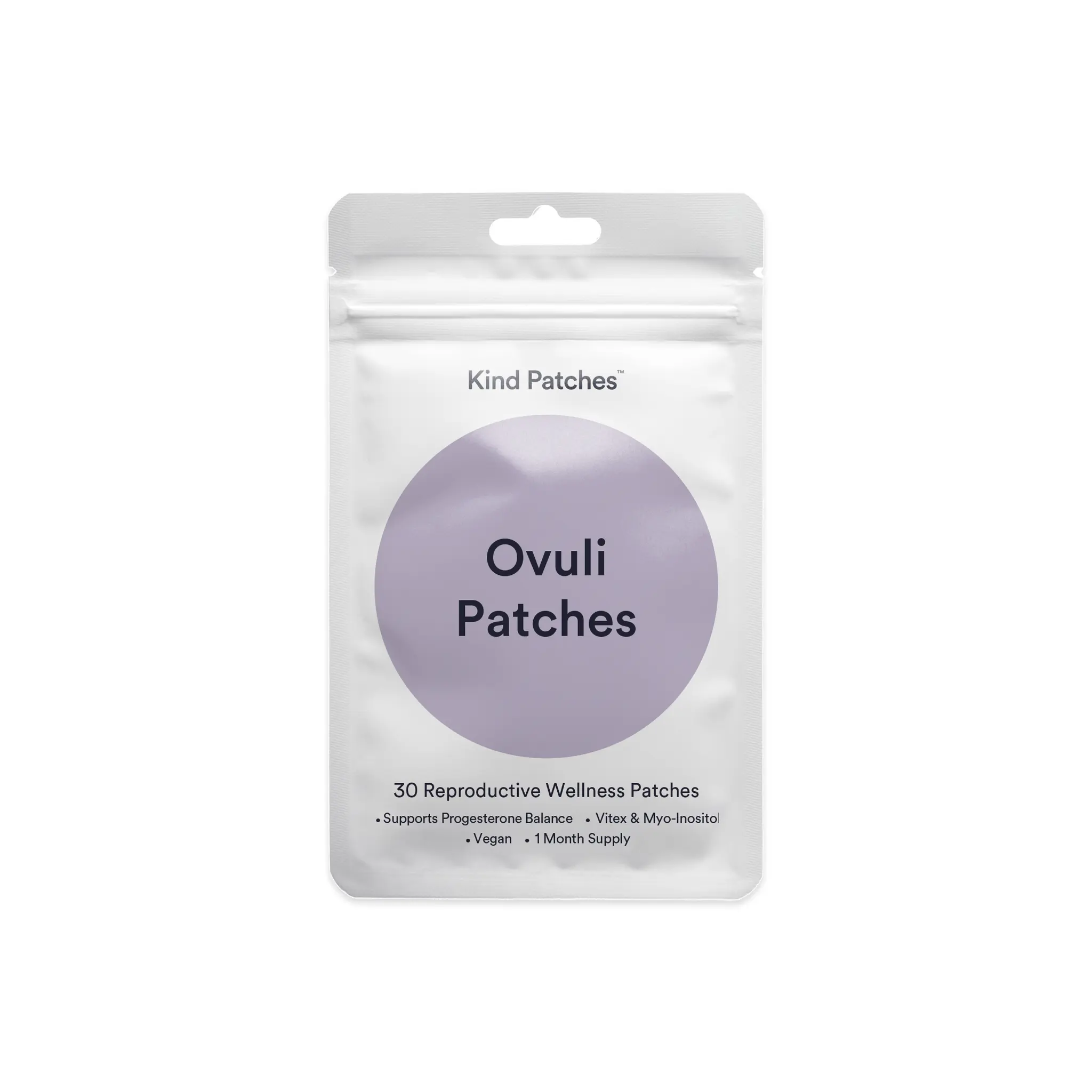 Kind Patches Ovuli Patches, Cycle Balance Support, Reproductive Health, Natural Ingredients, Vegan, 30-day supply