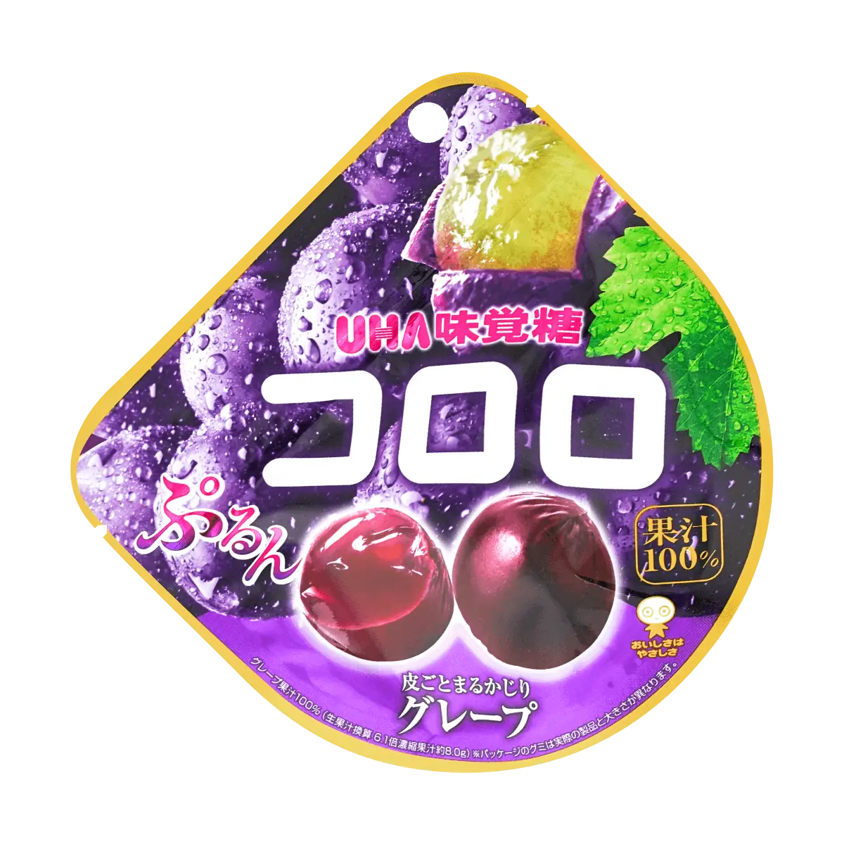 UHA Jelly Gummy Candy Kololo Grape 40g Snack Bonbon