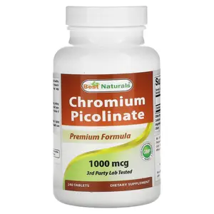 Best Naturals Chromium Picolinate, 1,000 mcg, 240 Tablets