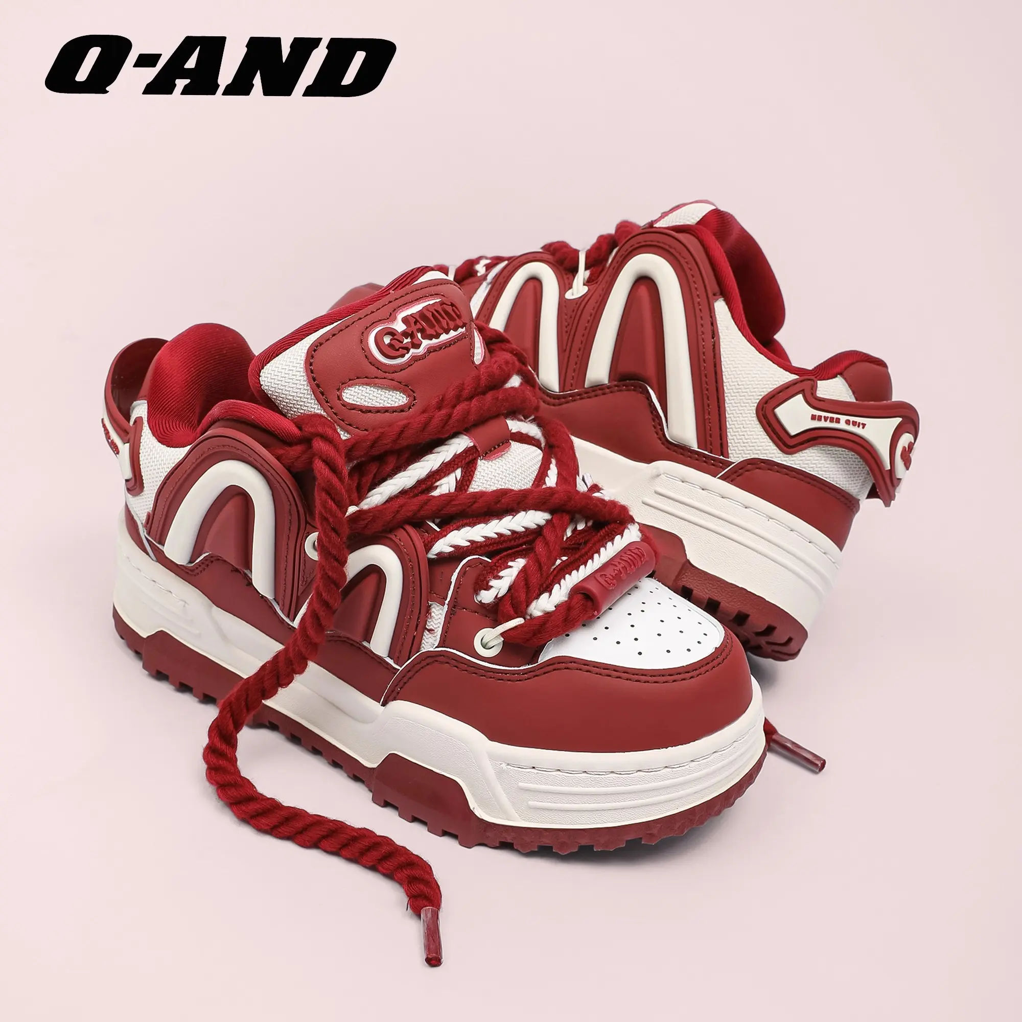 Q-AND 2026 New Casual Retro Bread Footwear - Women's Casual Trainers, Walking Shoes, Sports Shoes for Athletic Training, Couple Dates, Travel, Sneaker