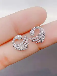 1 Pair Fashion Stud Earrings Jewelry For Women Wedding Engagement Gift