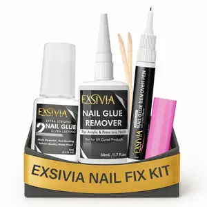 Exsivia Nail Fix Kit – Nail Glue, Remover & Pen Cutics Salon tiktokshopspringglowup
